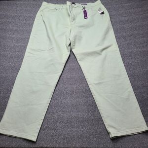 Gloria Vanderbilt Jeans Womens 22W‎ Amanda Soft Touch Stretch Pants Desert Sage